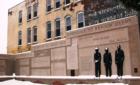 Clayton-Jackson-McGhie Memorial in downtown Duluth, Minnesota