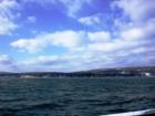 Mainland view from the Madeline Island ferry