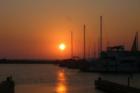 Sunrise and sunset at Long Beach Harbor, Harrison County, MS
