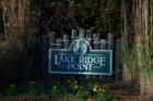 Entrance to Lake Ridge Point on Springwoods
