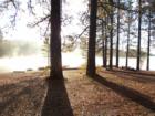 Lake Francis in the still of the morning dew