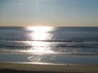 Late afternoon at the beach near Carlsbad Village