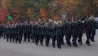 One of the ROTC units in the annual Lake Ridge Parade on Old Bridge