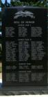 This is a tribute to the county residents who gave full measure. It is located in Freedom Park at the McCort building