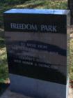Another tribute to veterans at Freedom Park - it is a very peaceful setting amidst a lot of county activity