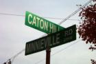 This is where the Minnieville improvement project starts at Caton Hill
