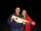 11'+ Large Mouth Bass cought in South Lake section of Cinco Ranch by neighbor of Liz Carter.  Cinco Ranch is a catch and release, and it is healty and brimming with fish of many kinds!  Like taking a vacation without leaving home!
