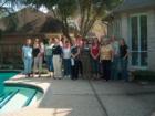 Pictured are members of the Garden Culb in Cinco Ranch.  There last meeting was held at charter member Liz Carter's home.  The topic was "how to properly prune your trees". 