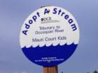 It is obvious from this sign that the residents of Old Bridge Estates involve their children in conservation