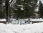The entrance to the Old Burying Ground in Groton
