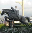 Statue at Equestrian club and fields Wellington Florida