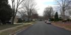 A typical street scene in Keene Mill Manor