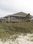 a normal beach house in suny beach... on pilings, with good dunes