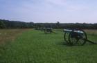 Civil War artillery on display at Manassas National Battlefield
