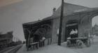 This old photo is hanging in the Manassas Railroad Museum in Old Town Manassas and photography is allowed