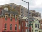 Yale Lofts tower over Historic M Street Row Houses