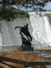 Statue at the Dam in Downtown