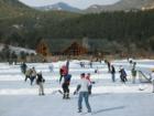 Hockey on Evergreen Lake