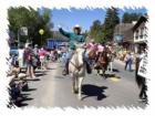 Enjoy the Rodeo Parade in Downtown Evergreen in June for the Rodeo.