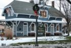 Downtown Hillsdale Train Station in the Holiday Season
