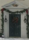 Atkinson home front door all decorated. Home is on Maple Ave.