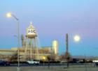 AGC Decked out with the Moon and with Christmas Lights