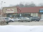 Snowy December In Needham, MA - Roches Bros. grocery store, a landmark.