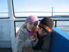Cute, well-behaved, children that were on the Ferry.