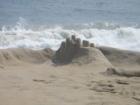 Sand Castle on the beach
