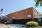 Edison High at the corner of Van Dorn and Franconia