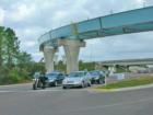 I-75 & Bruce B. Downs flyover ramp under construction