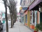 Rhinebeck Village scene - Montgomery St/Route 9 on December 25th