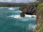 Laie Point cliff ....residential homes to the right on the cliff
