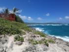 Left view from Laie Point to beachfront property