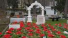 The Hartsdale Pet Cemetery during the holiday season.
