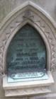The famous Hartsdale Canine Cemetary founded by Dr. Samuel Johnson a New York City veterinarian.  It is the first and most famous pet cemetery in the United States. Close up of part of a very ornate monument.