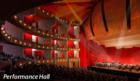 Artists rendition of the Performing Arts Center to be completed in 2009