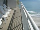 Your 22 ft. balcony overlooking the ocean - Baywatch Resort in Crescent Beach