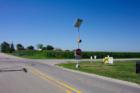 Corn fields west of golf course