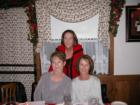 Sandra Parker with her two daughters Denise Acord, and Nina Murray at the Liz Carter & Team Realty Chrismas Party.  Sandra works with the buyers and Denise and Nina are the CFO, and Closing Manger for the team.  