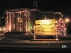 Emerson Borough Hall at Christmas