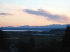 Enjoy the sunset, valley, Port Susan and the Olympic Mountains... all from Victoria Heights.