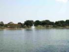 Oppisite end of the l4 acre Cinco Ranch South Lake, it has a paved pathway, great for walking, running, or biking and is 1.26 miles around the lake. One of the reasons I love living in Cinco, visit www.lizcarter for more info.