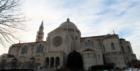The Shrine of the Immaculate Conception is the focal point of the Catholic University campus