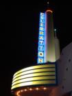 Celebration AMC theater at night