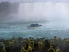 Looking out on the Maid of the Mist