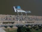 The Mississippi River from the top of the Arch