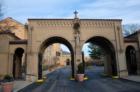 This is the entrance to the gardens around the Franciscan Monastery, a great place to sit and read a book or contemplate the market.