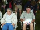 The whole crowd enjoys the Annual Huntley Memorial Day Parade!