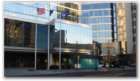 View of the Ritz Carlton of White Plains, the hotel and residence entrances are separate. 